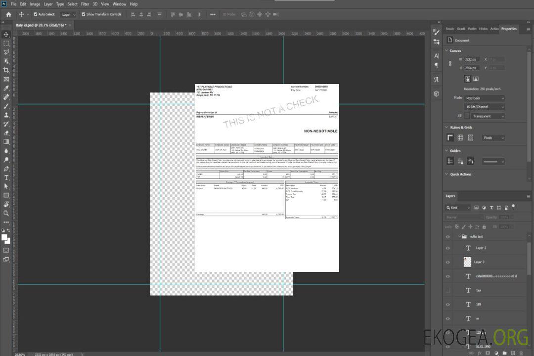 Talon de paie des productions jouables template Talon de paie des productions jouables template